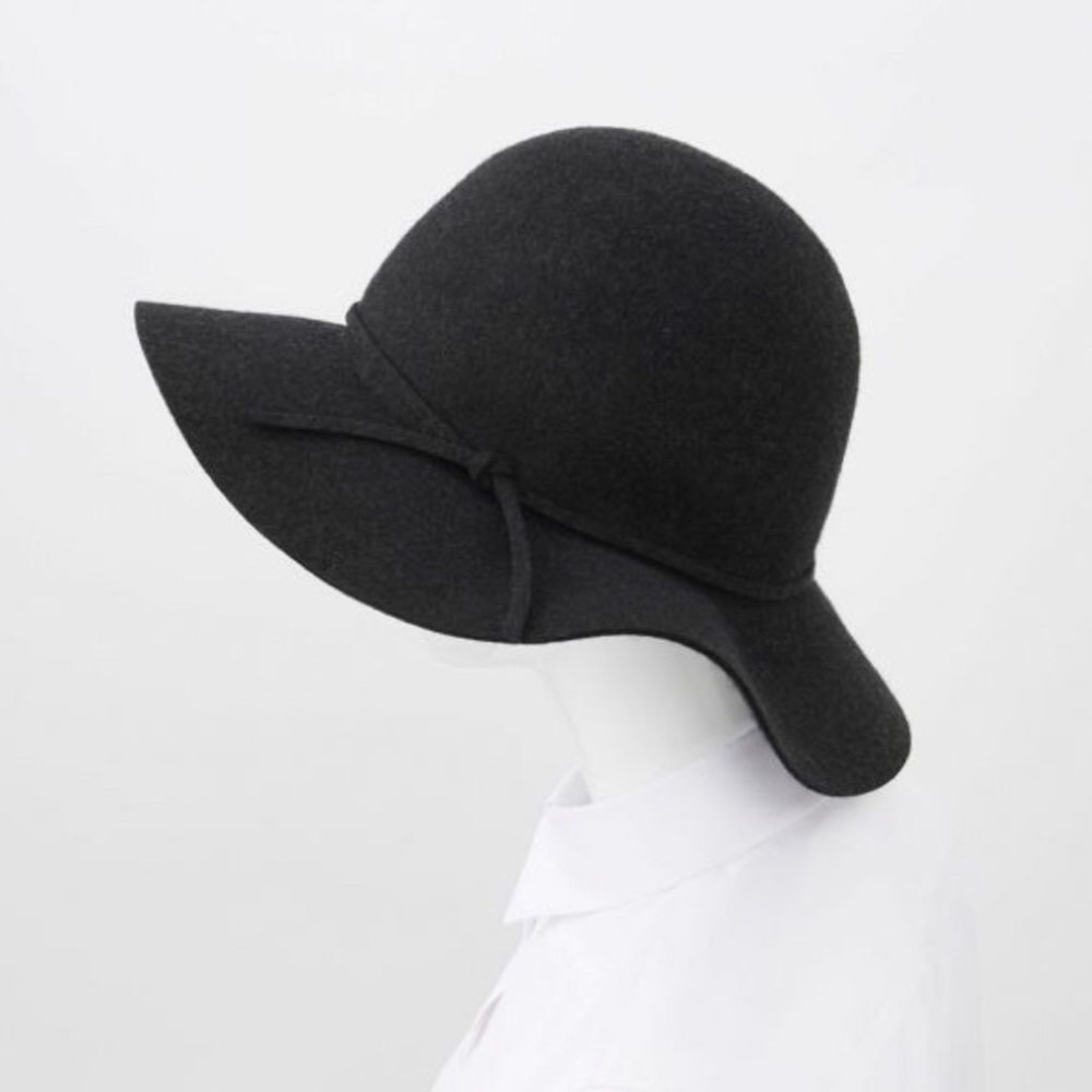 Wide Brim bowler hat